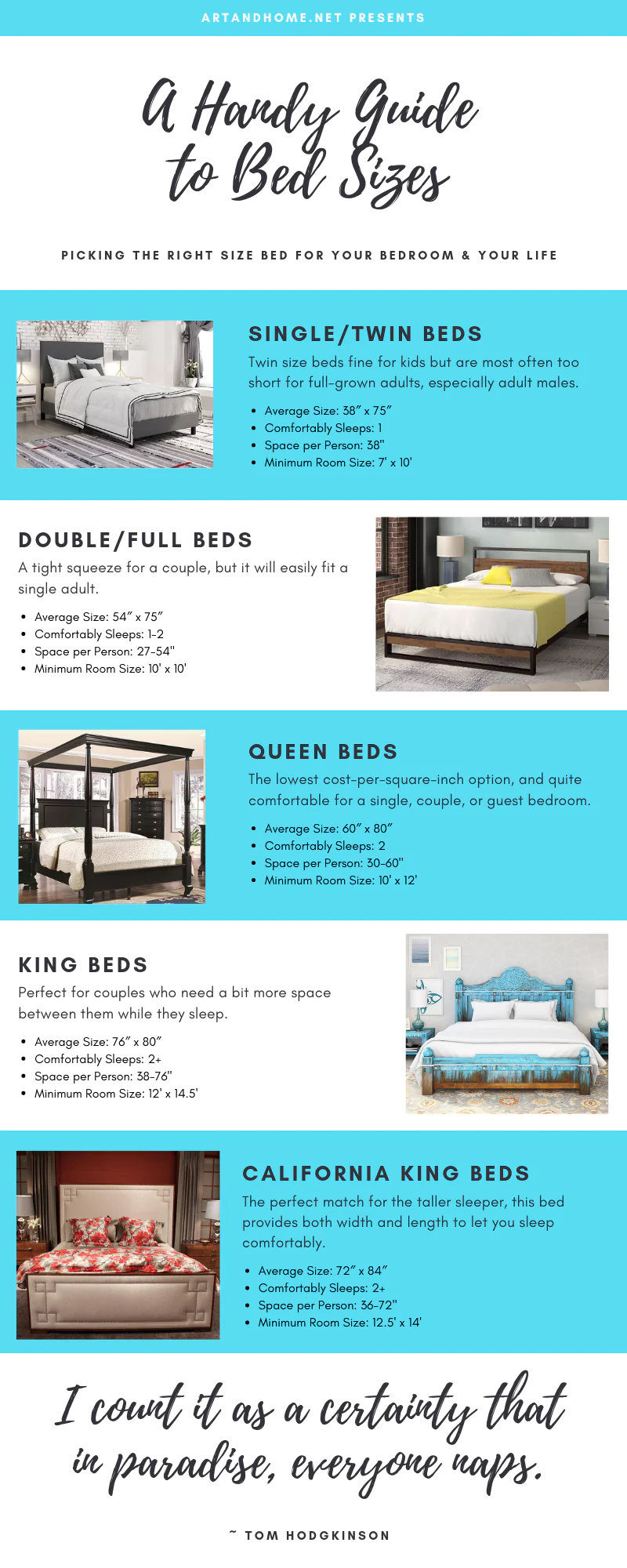 The ultimate guide to standard bed sizes around the world