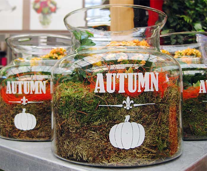 Fall Decorated Jars Three Ways - DIY Beautify - Creating Beauty at Home