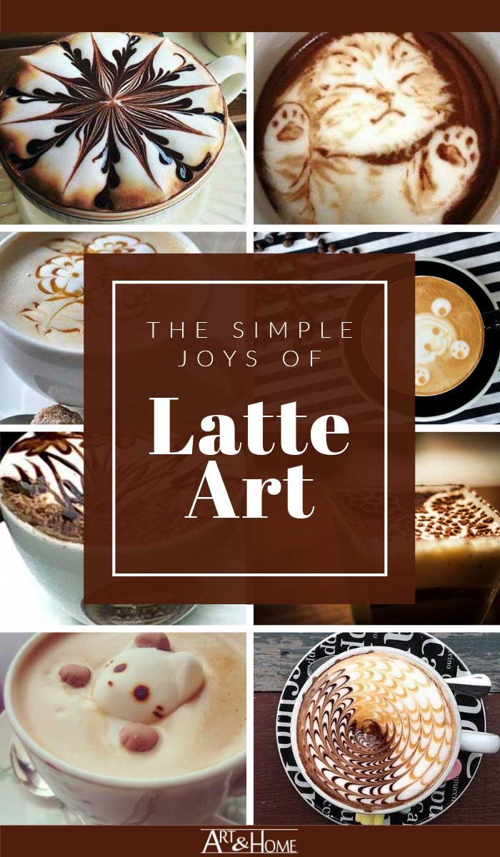 Quick and Easy Latte Art Using Chocolate Syrup