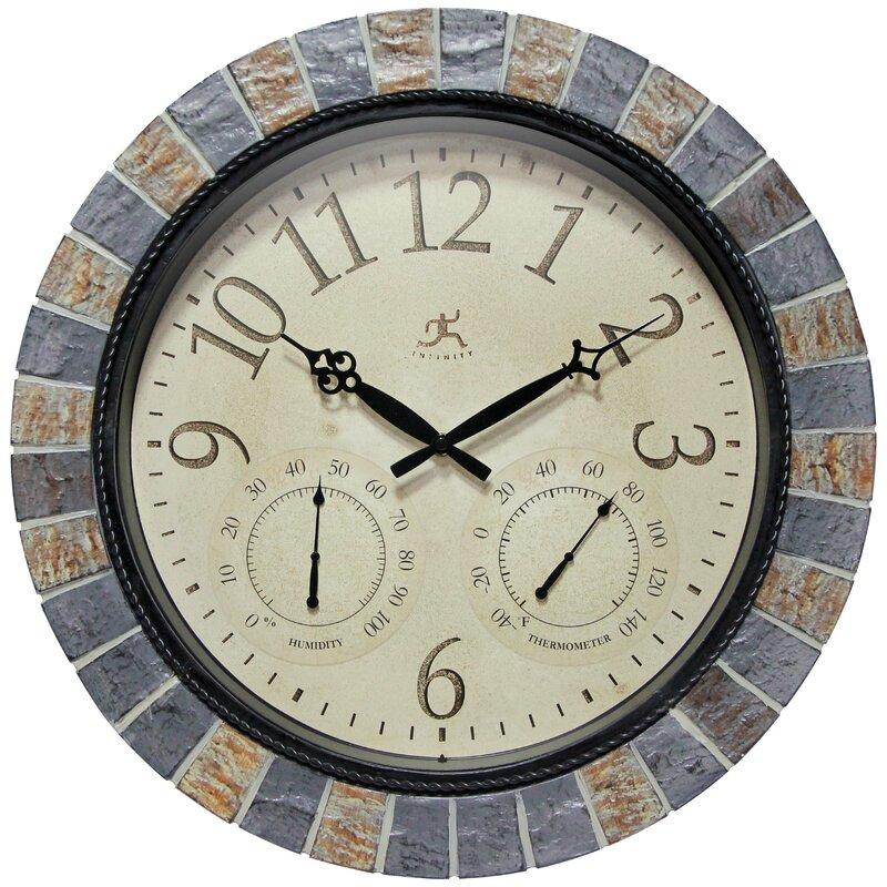 18” Silver Porthole Clock – Poolmaster