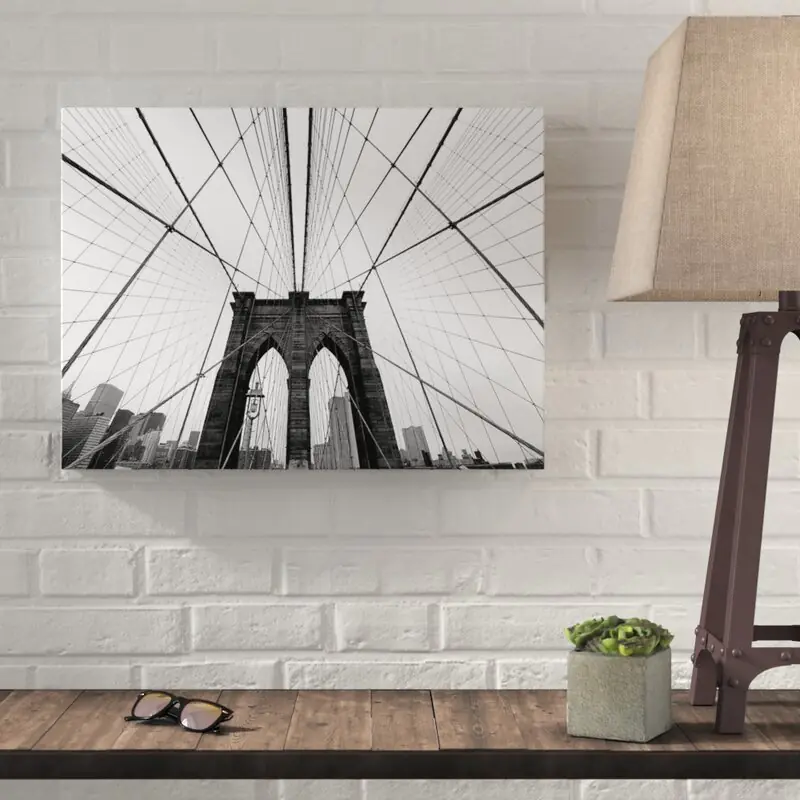 Brooklyn Bridge Photographic Print on Canvas