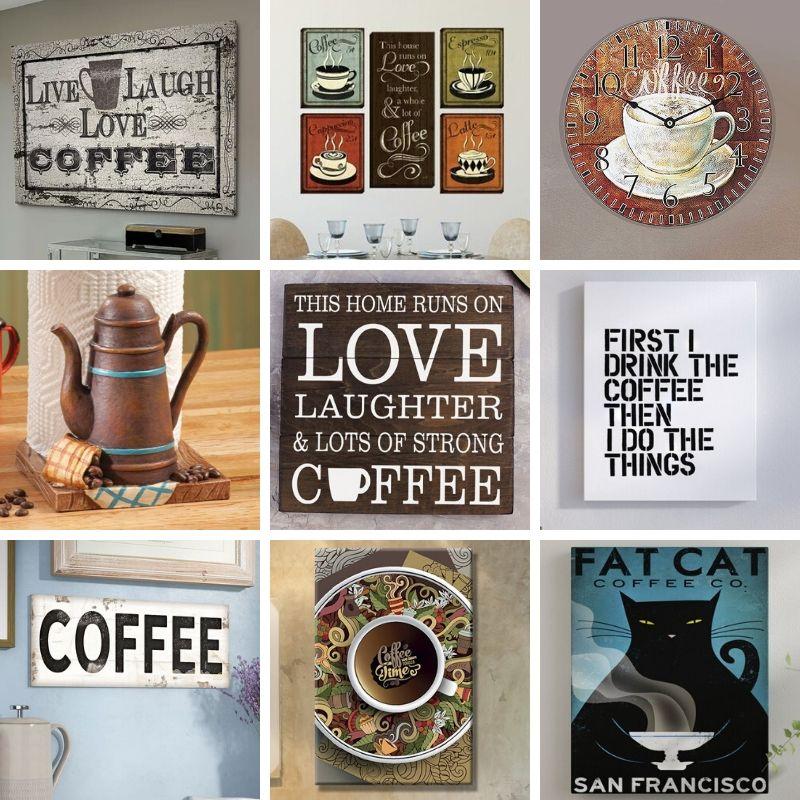 Coffee Lover Gifts Always Coffee Time Fun Coffee Drinker Wood Print by  Kanig Designs - Pixels