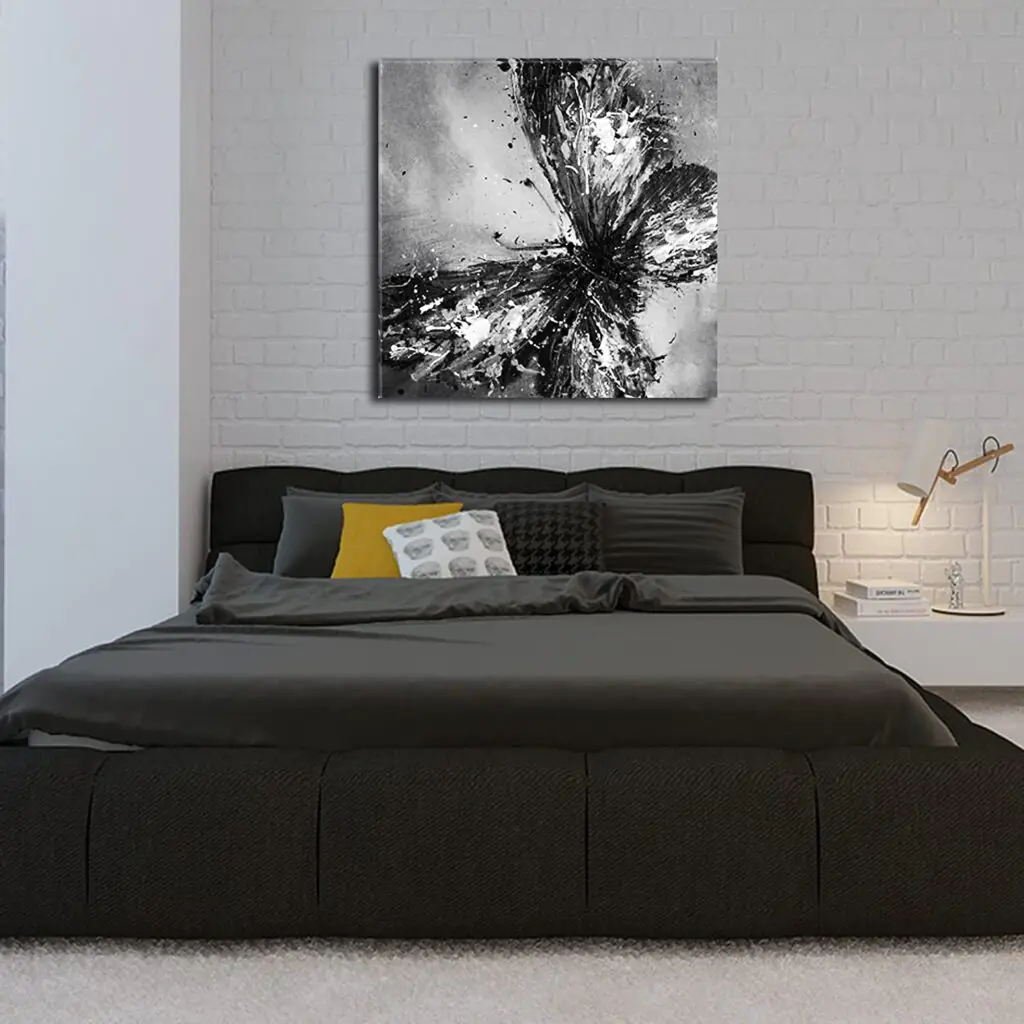 Startonight Dual View Canvas Wall Art Abstract Butterfly Prisma