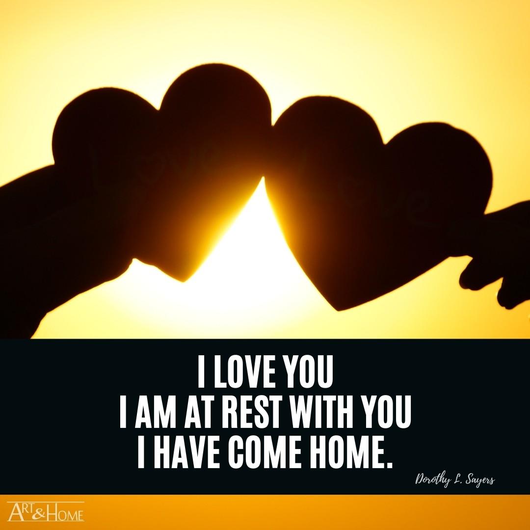 quotes about home and love