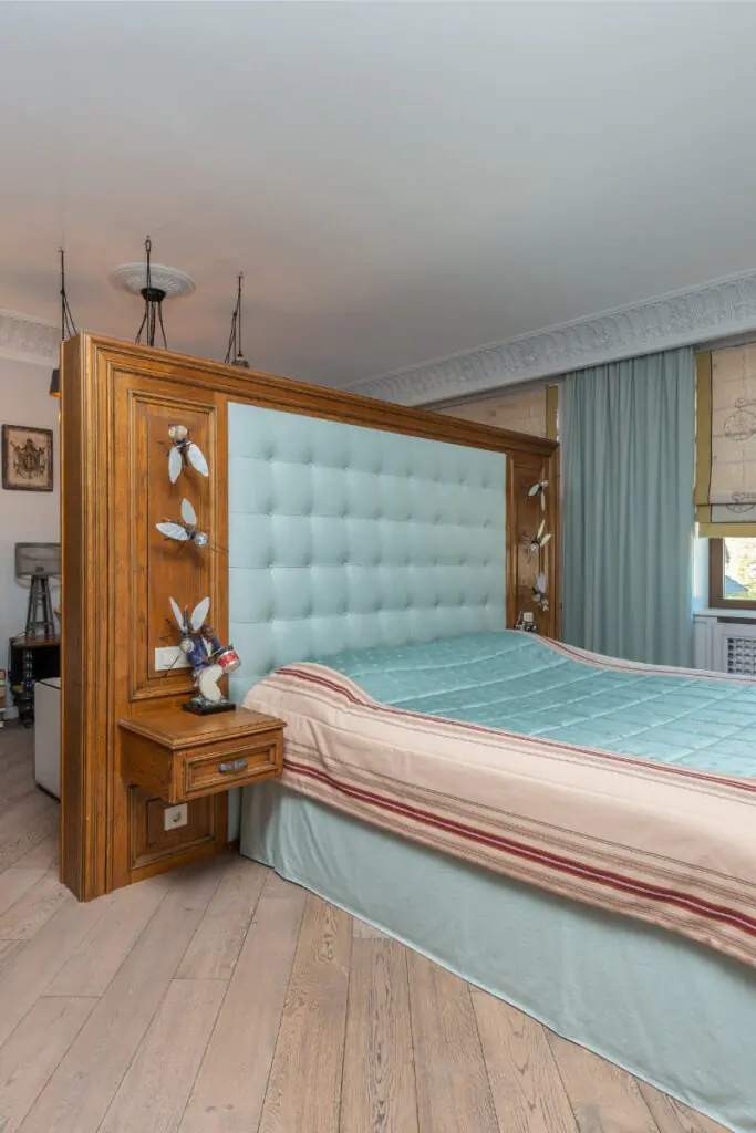 DIY Room Divider Headboard
