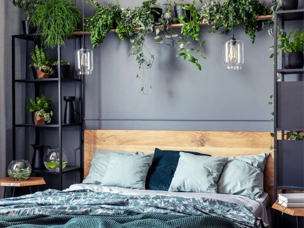 DIY Shelf Unit Headboard