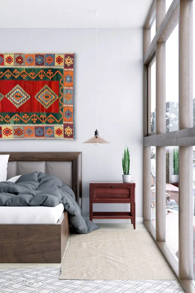 Hanging Thrift Store Rugs