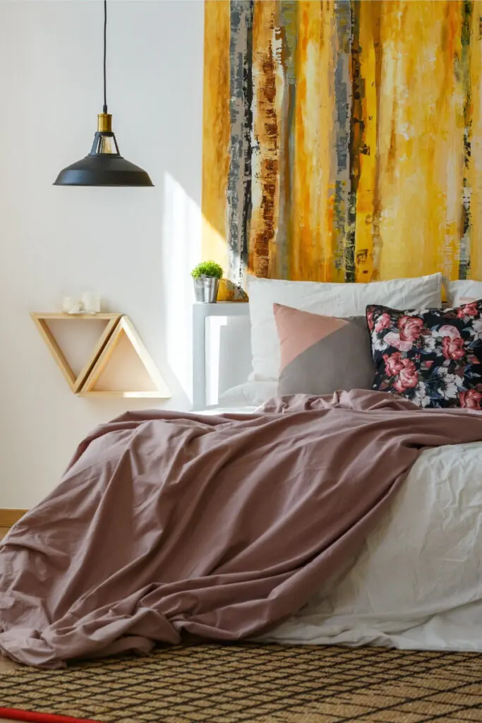 DIY Fabric Headboard