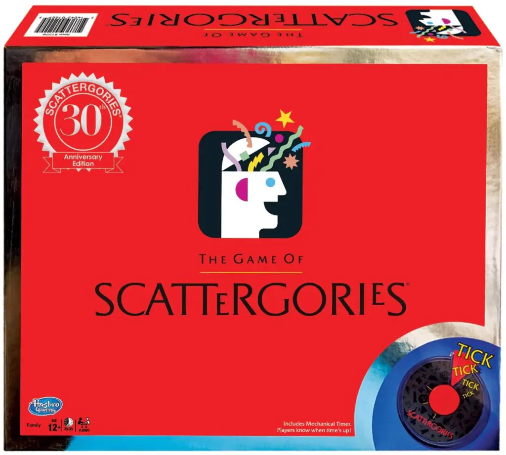 Scattergories Game