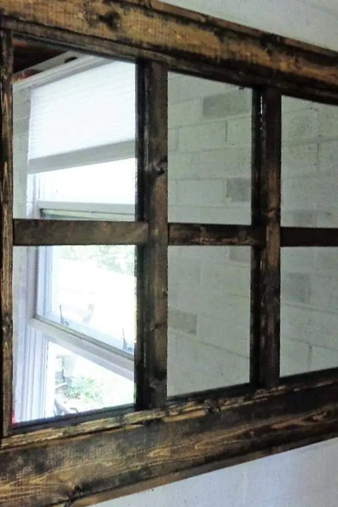 Window Frame Mirror