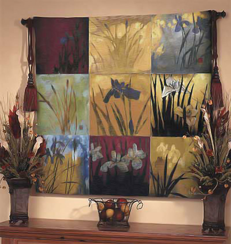 Wall Tapestries | Iris Nine Patch II | Don Li-Leger