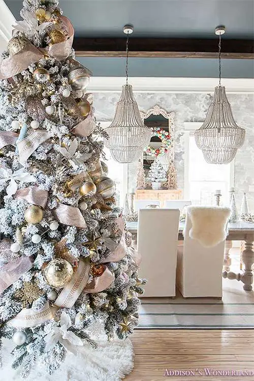 Frosted Glam Christmas Tree