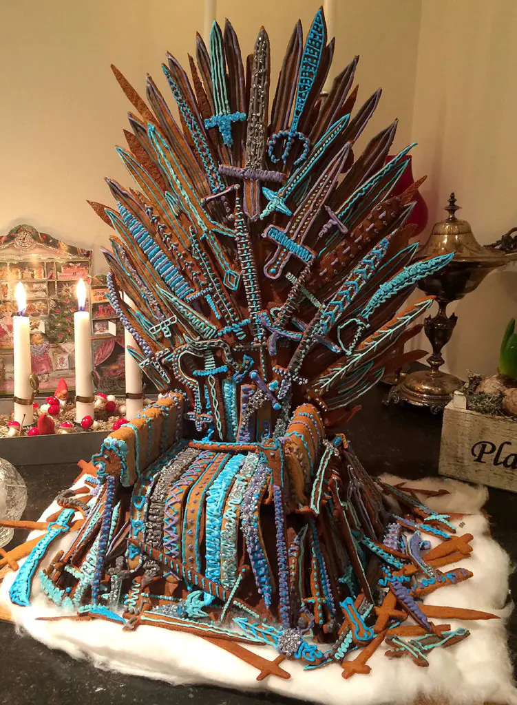 Game of Thrones Iron Throne Gingerbread