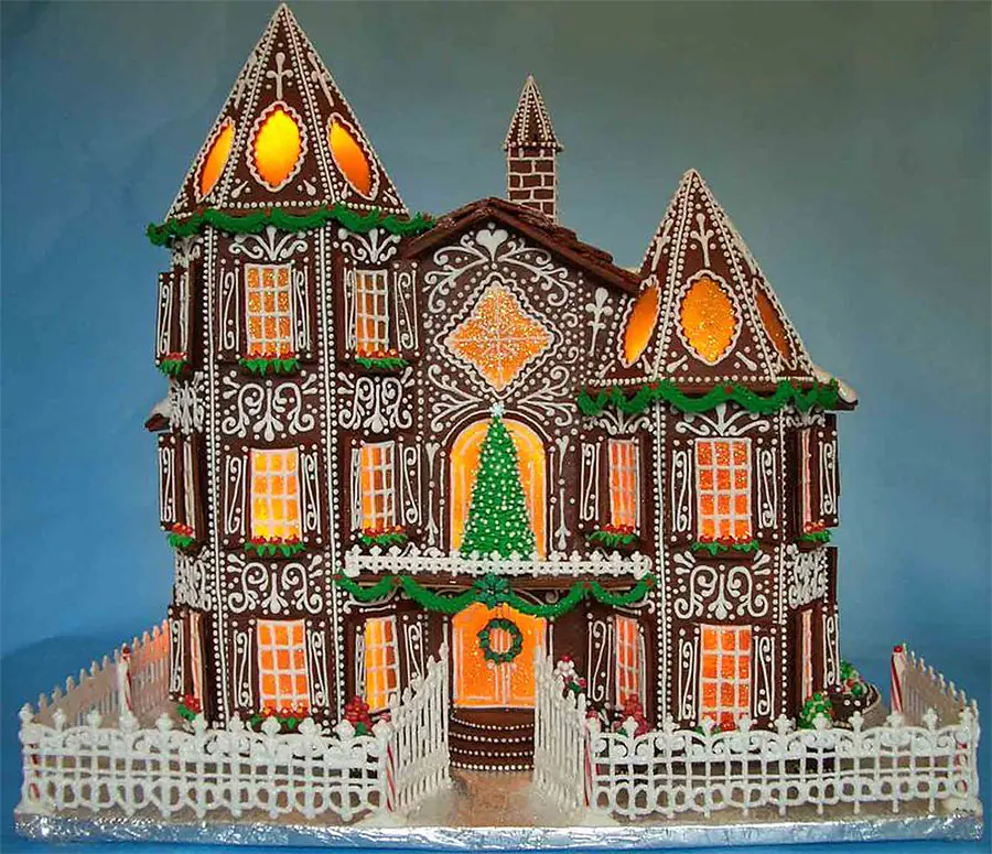 Gingerbread Manor Home