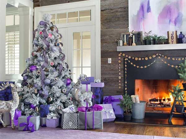 A Lavender Christmas Tree