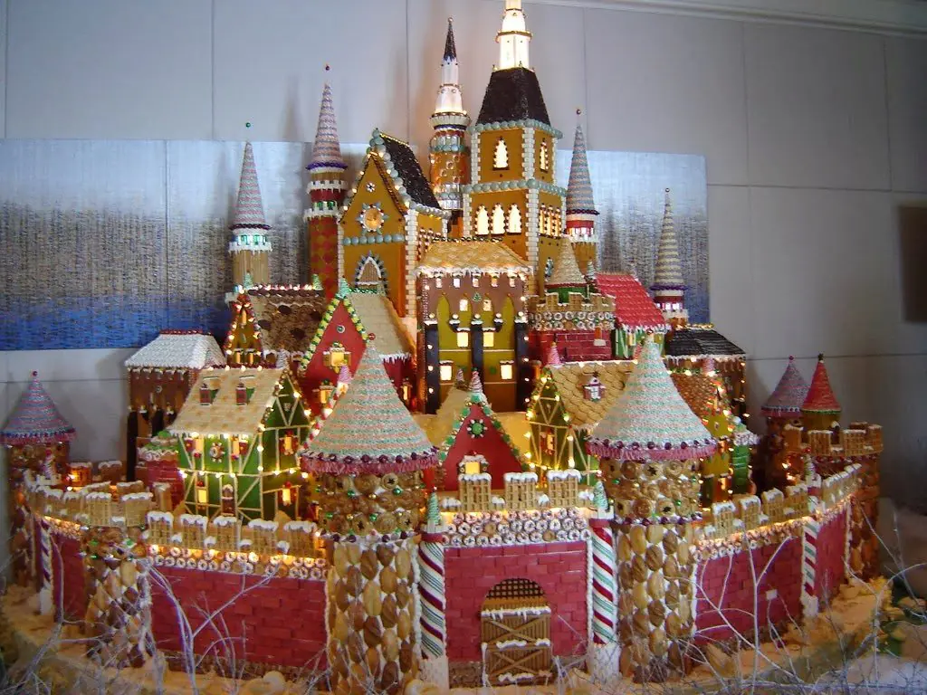 Medieval Gingerbread Village