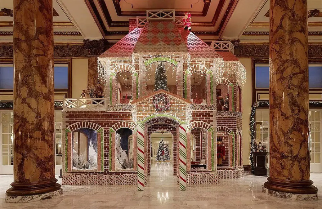 Two Story Walk-in Gingerbread House