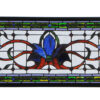 Fairytale Transom Blue | Stained Glass Panel