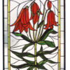 Trumpet Lily | Hanging Stained Glass Panel | 16" X 24"
