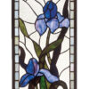 Iris | Hanging Stained Glass Panel | 9" X 20"