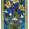 Spring Bouquet | Stained Glass Panel | 15" W X 25" H