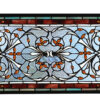 Versaille Transom | Stained Glass Window | 10" H X 28" W