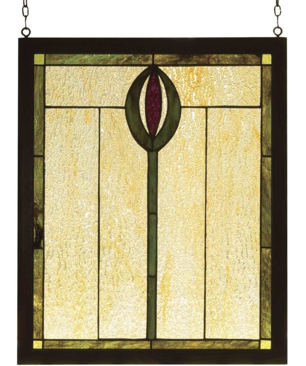 Spear | Tiffany Stained Glass Panel | 14" X 17"