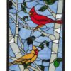 Cardinal Morning | Birds | Stained Glass Window