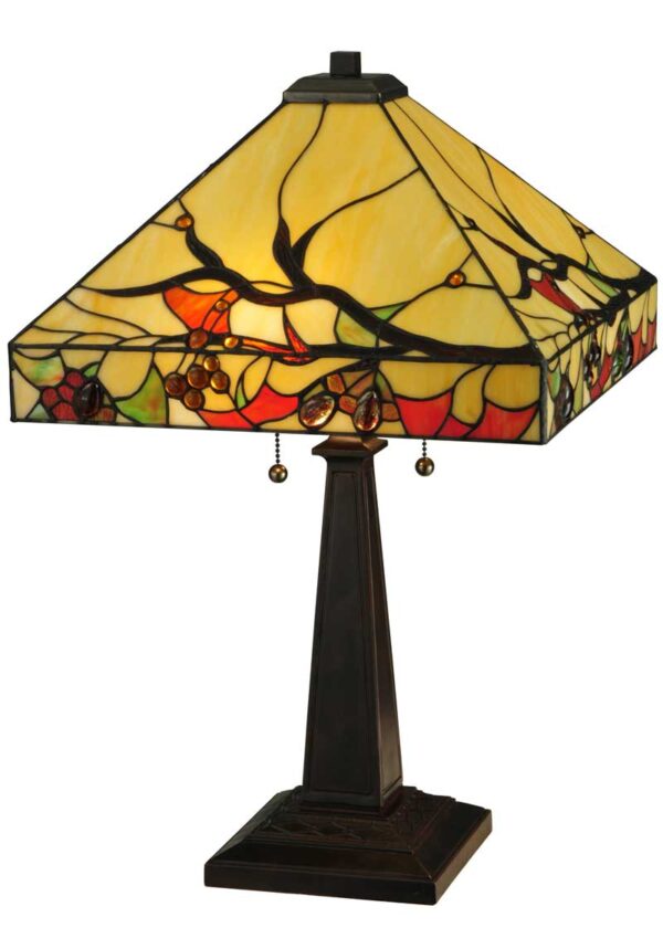 25" H Woodland Berries Accent Lamp