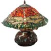16.5" H Dragonfly Polished Jasper Table Lamp
