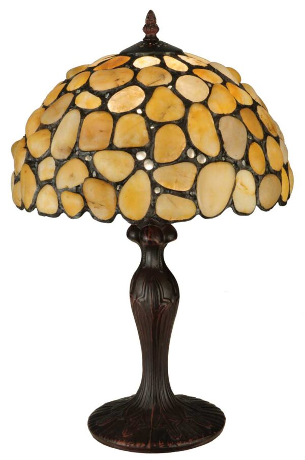 19.5" H Jasper Yellow Table Lamp