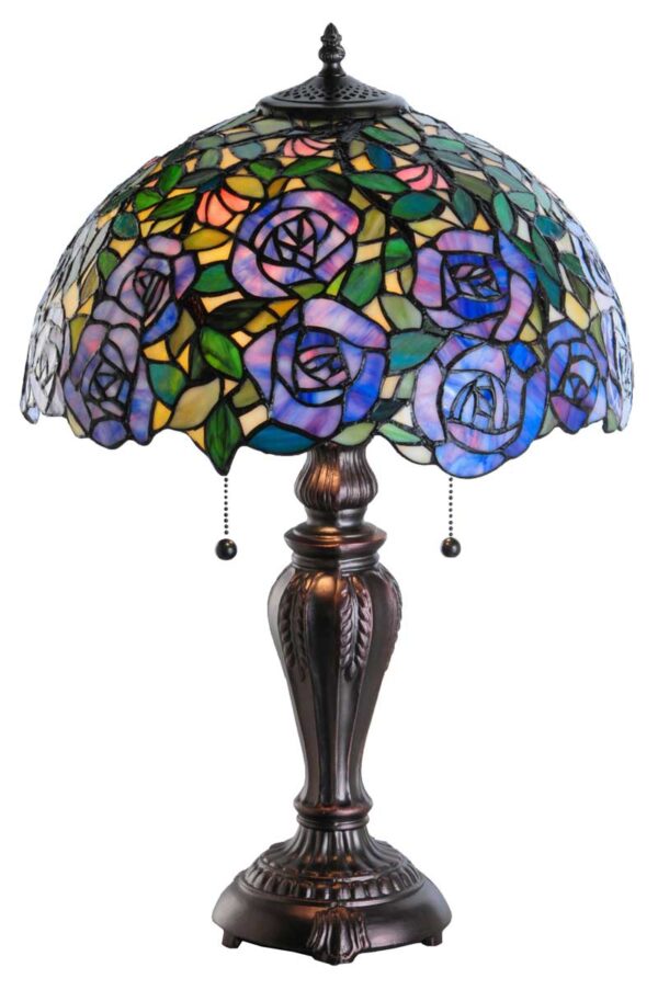 24" H Tiffany Rosebush Table Lamp