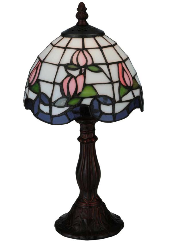 Roseborder | Stained Glass Small Table Lamp