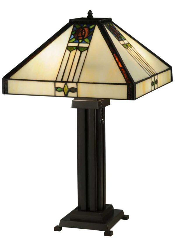 23.5" H Pasadena Rose Table Lamp