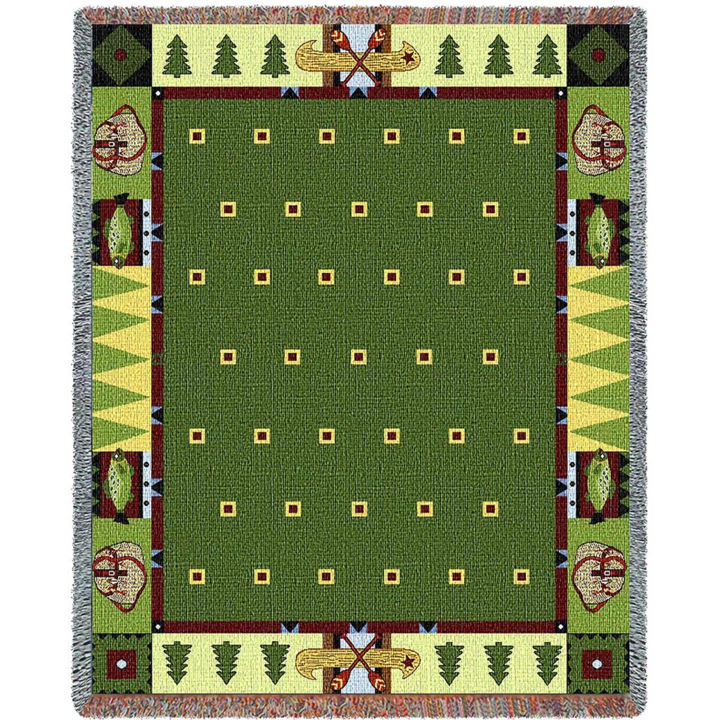 Lodge Creek Tapestry Blanket 53 x 70 Art & Home