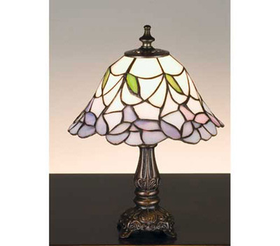 Tiffany Stained Glass Daffodil Bell Small Accent Lamp