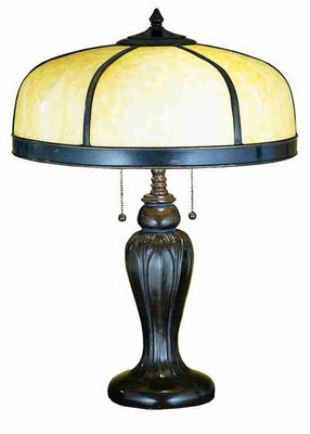 Tulip Vase Base Two Light Table Lamp