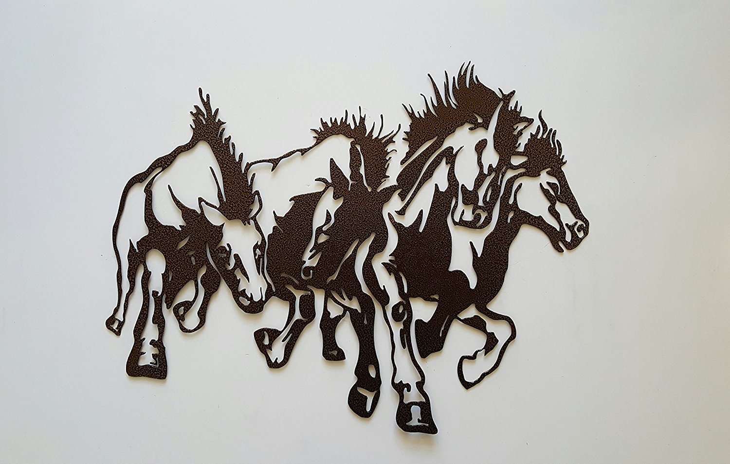 Running Horses Country & Rustic Metal Wall Art | 19 ...