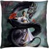 Anne Stokes Dragon Dancer Throw Pillow