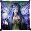 Anne Stokes Mystic Aura Fairy Throw Pillow