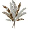 Galvanized Metal Feather Bouquet Wall Art