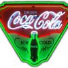 Neonetics Ice Cold Coca-Cola Retro Triangle Neon Sign