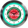 Neonetics Retro Drink Coca-Cola Evergreen Neon Clock