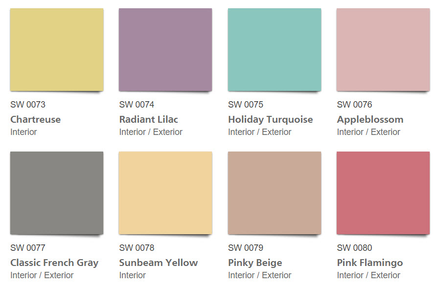 1950s Paint Colors | Retro Home Decor