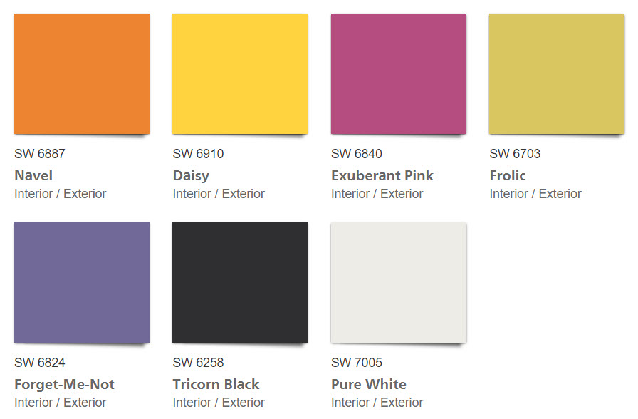 1960s Paint Colors | Retro Home Decor