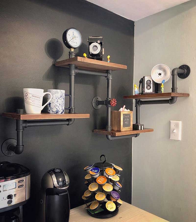 Industrial Style DIY Pipe Shelves, the Easy Way | Art ...