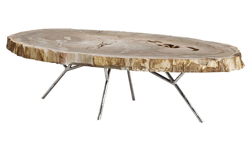 Petrified Wood Furniture: Coffee Table