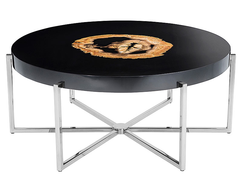 Petrified Wood Furniture: Coffee Table