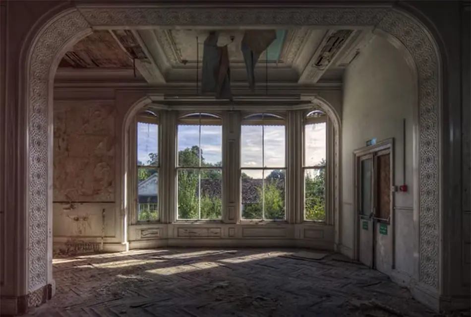 Abandoned Castle Window