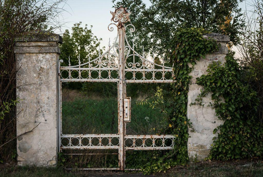 Entry Gate to Abandoned Property